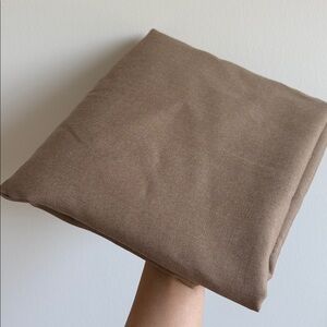 3/$30 Brown Wool/Polyester Blend Fabric